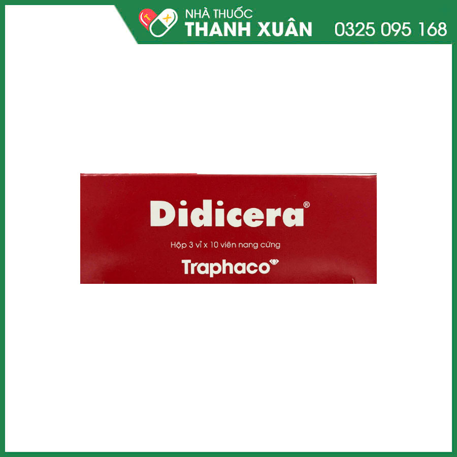 Didicera thuốc điều trị đau thần kinh tọa, đau vai gáy, viêm khớp, đau nhức xương khớp